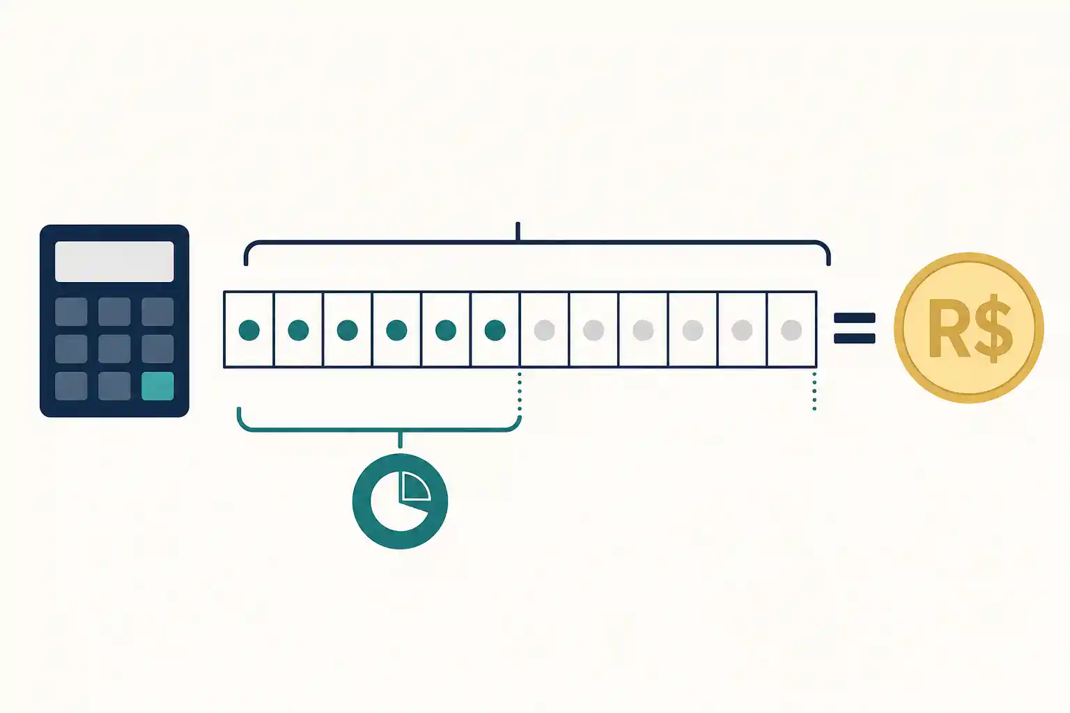 Ilustracao do calculo de ferias proporcionais mostrando avos e periodo aquisitivo